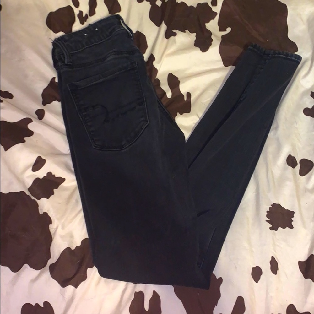 American Eagle Black Skinny Jeans